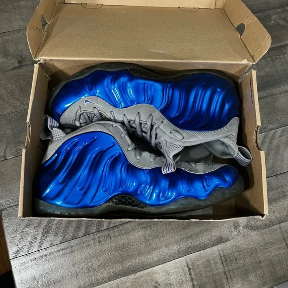 Nike Air Foamposite Sport Royal Blue Sz 14 - Picture 5 of 6